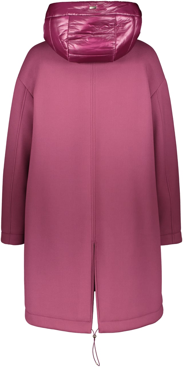 Herno Jacket with zip and snap closure Paars