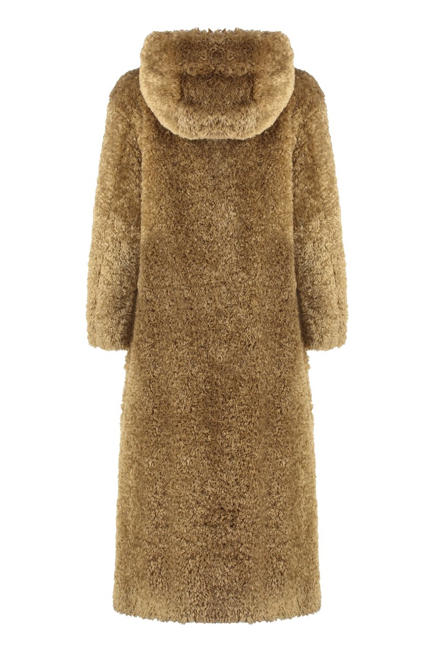 Herno Vegan fur coat Neutraal