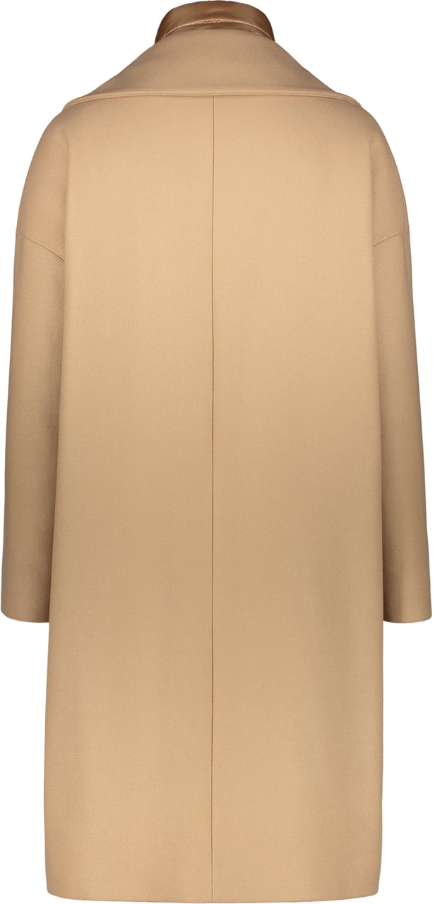 Herno Elegant beige coat for any occasion Neutraal