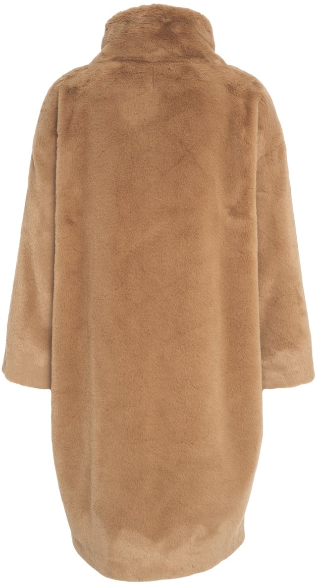 Herno Faux fur coat Bruin