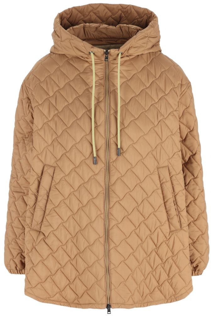 Herno Coats Camel Beige