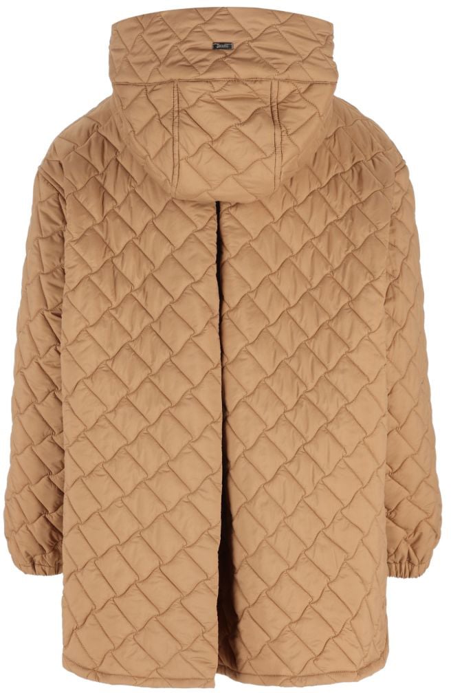 Herno Coats Camel Beige
