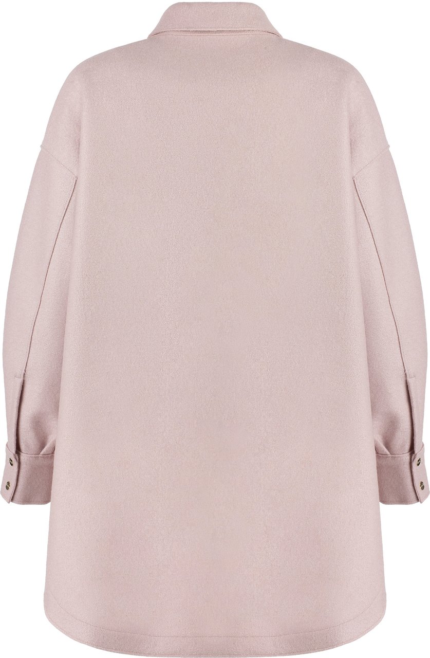 Herno Virgin wool overshirt Paars