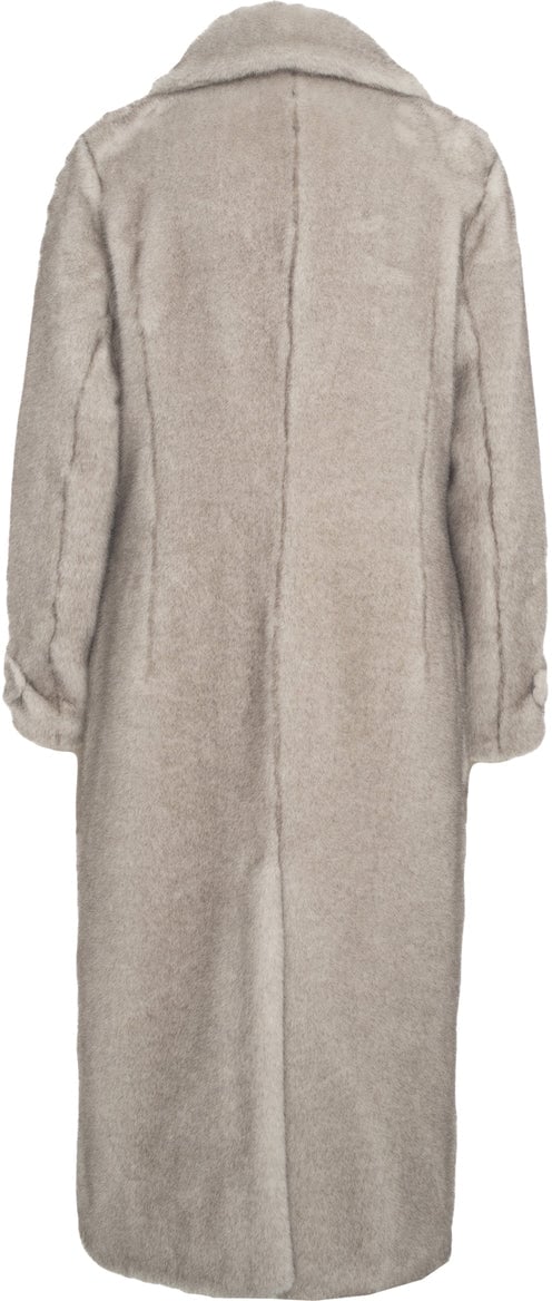 Herno Faux fur coat Beige