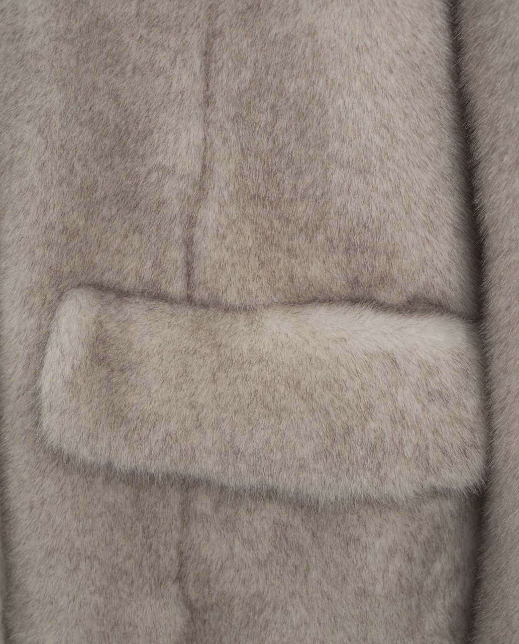 Herno Faux fur coat Beige