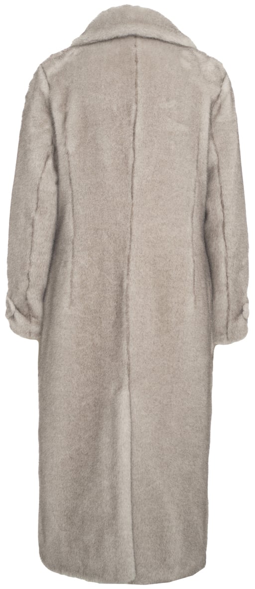 Herno Cappotto in pelliccia sintetica Grijs