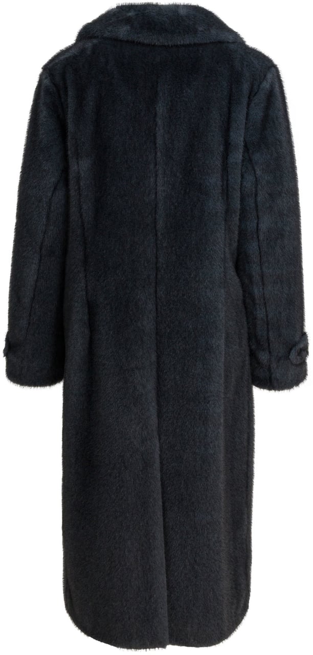 Herno Long faux fur coat Grijs
