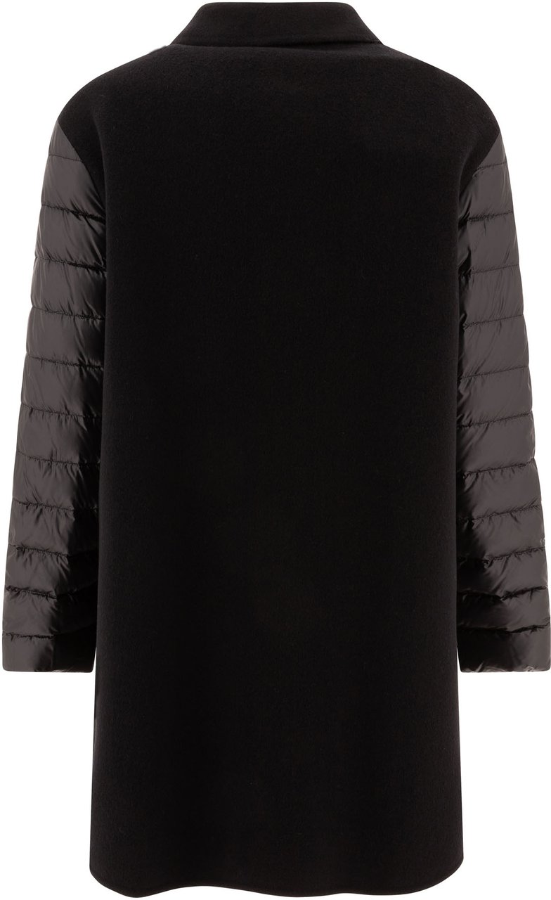 Herno Wool down coat Zwart