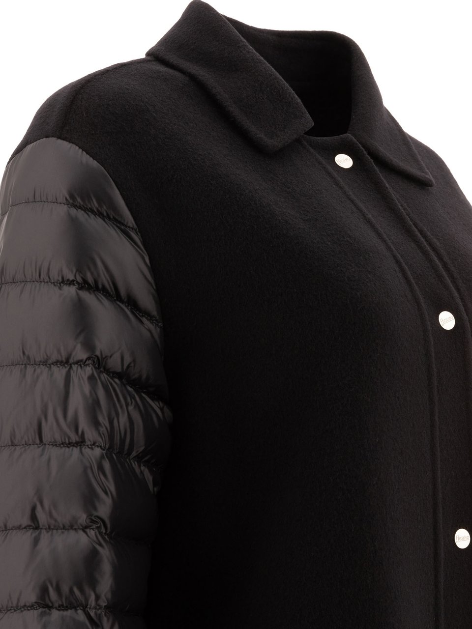 Herno Wool down coat Zwart