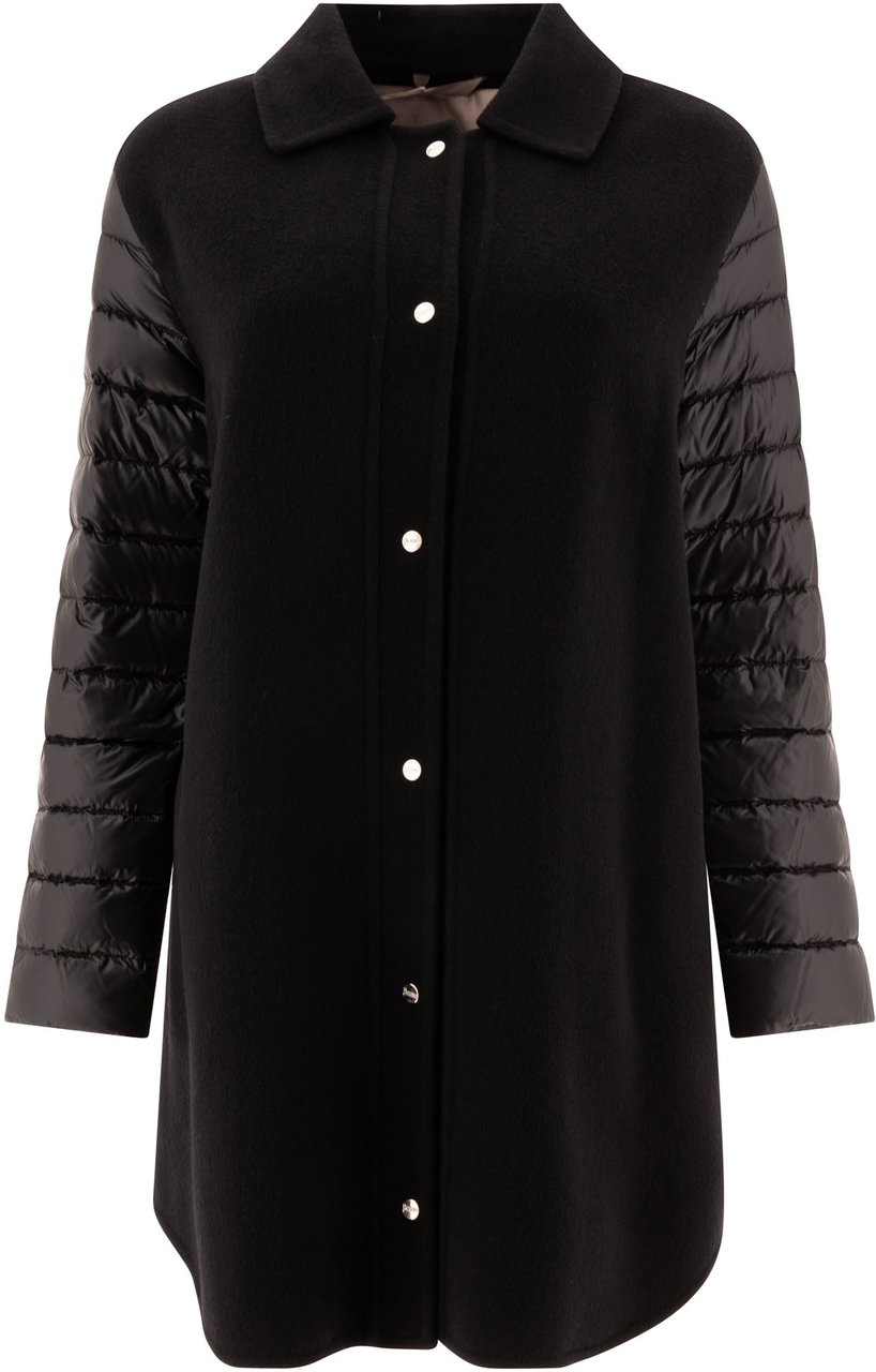 Herno Wool down coat Zwart