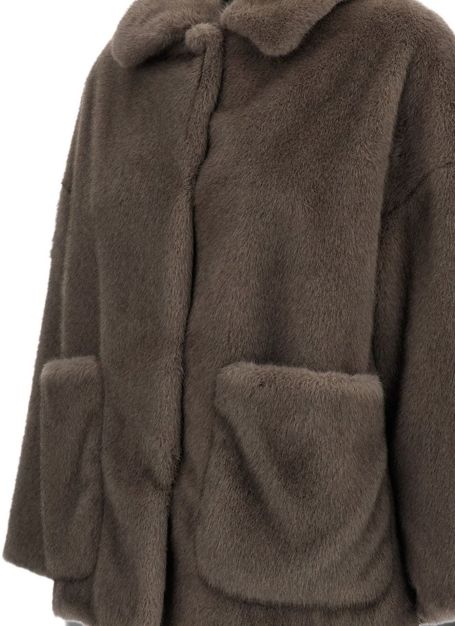 Herno Coats Brown Taupe