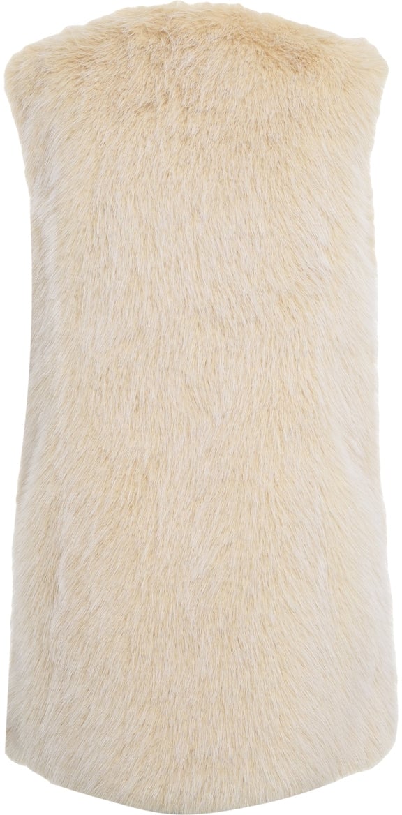 Herno Faux fur vest Beige