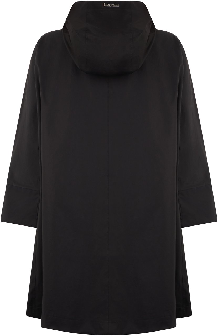 Herno Elegant and comfortable black minimalist winter jacket Zwart