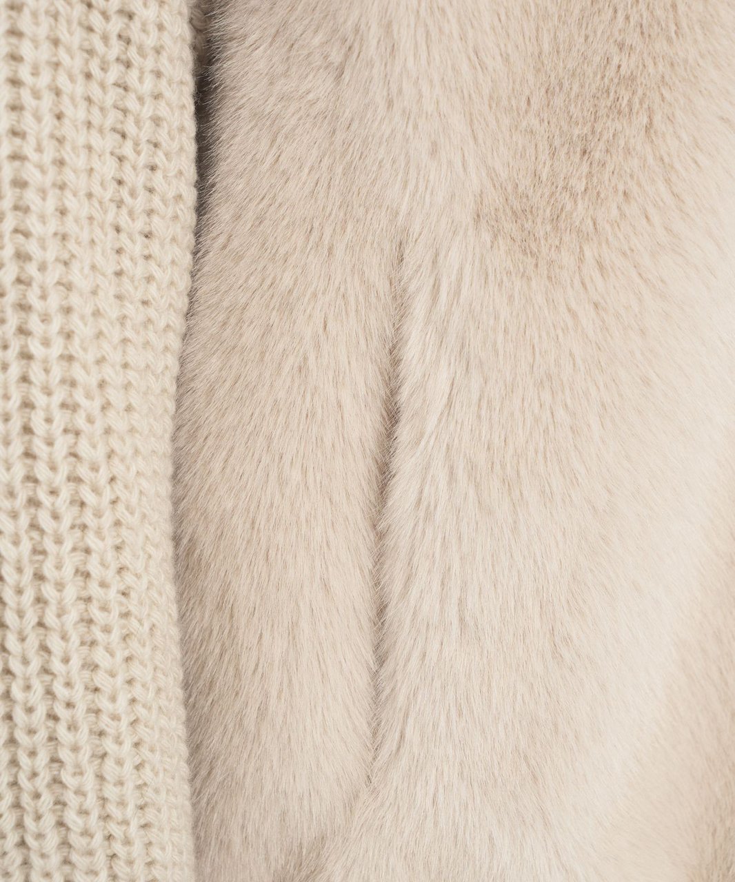 Herno Giacca in ecopelliccia Beige