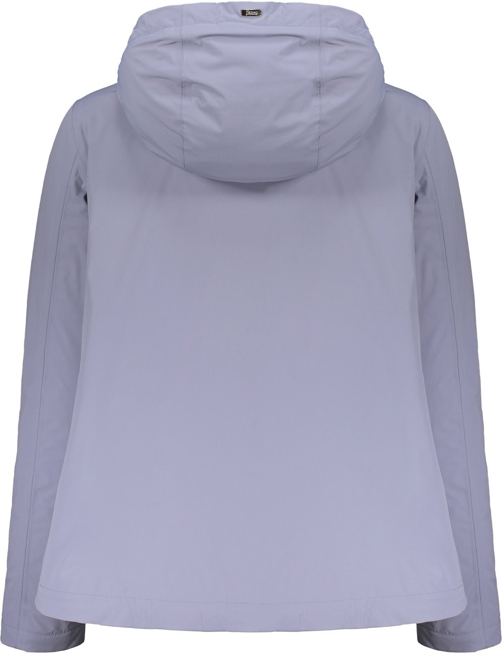 Herno Hooded full-zip down jacket Paars