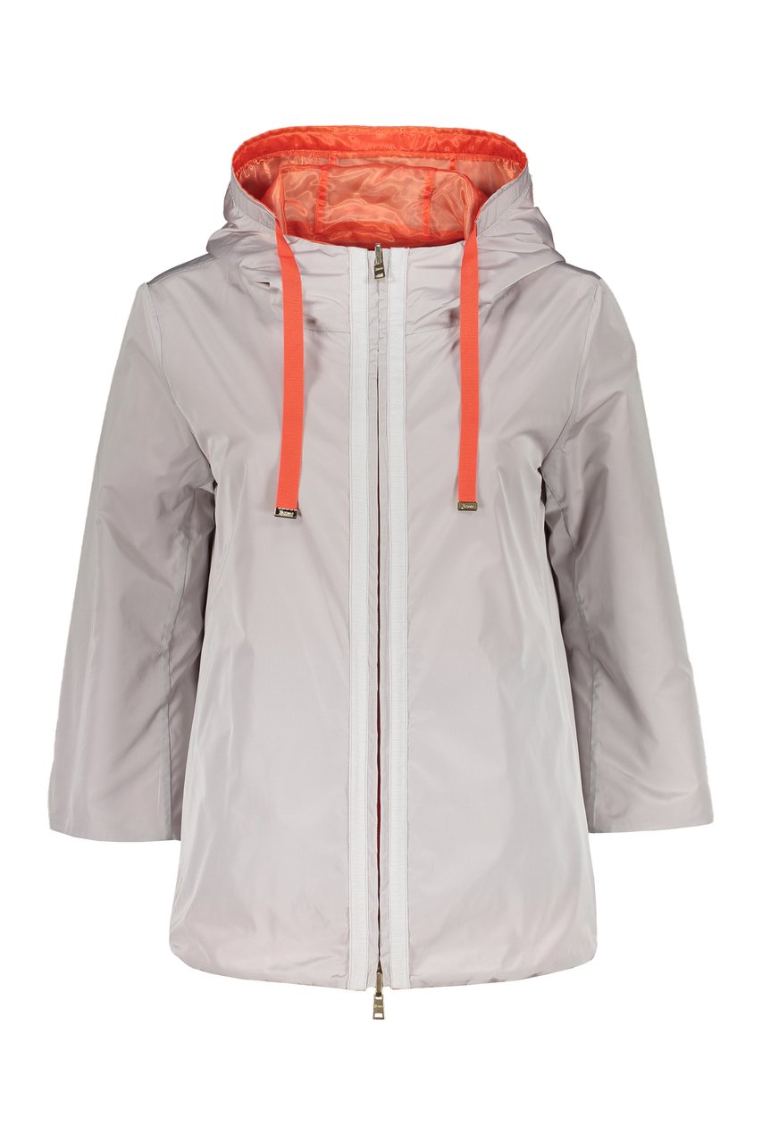 Herno Hooded reversible jacket Oranje
