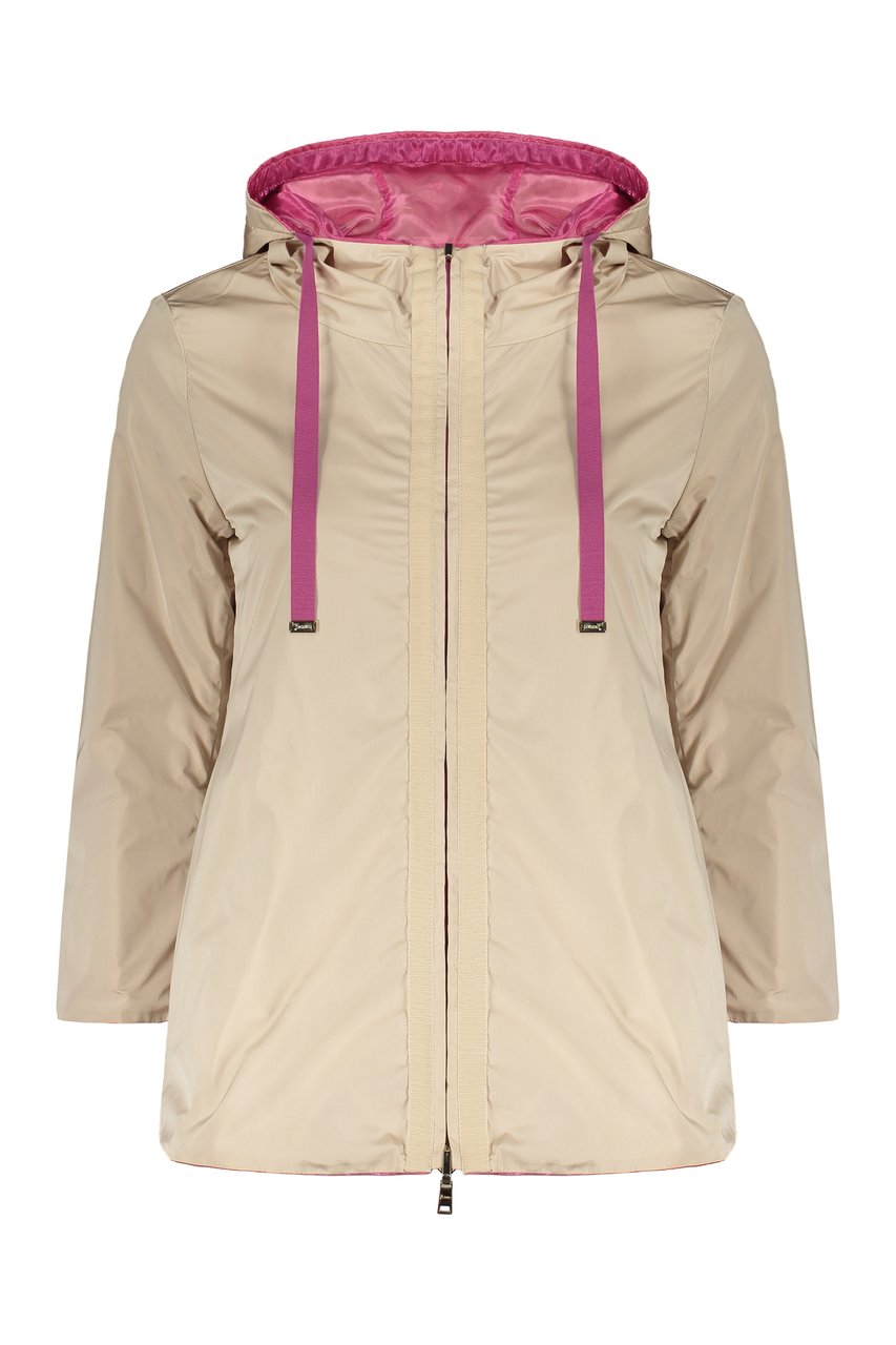 Herno Hooded reversible jacket Roze