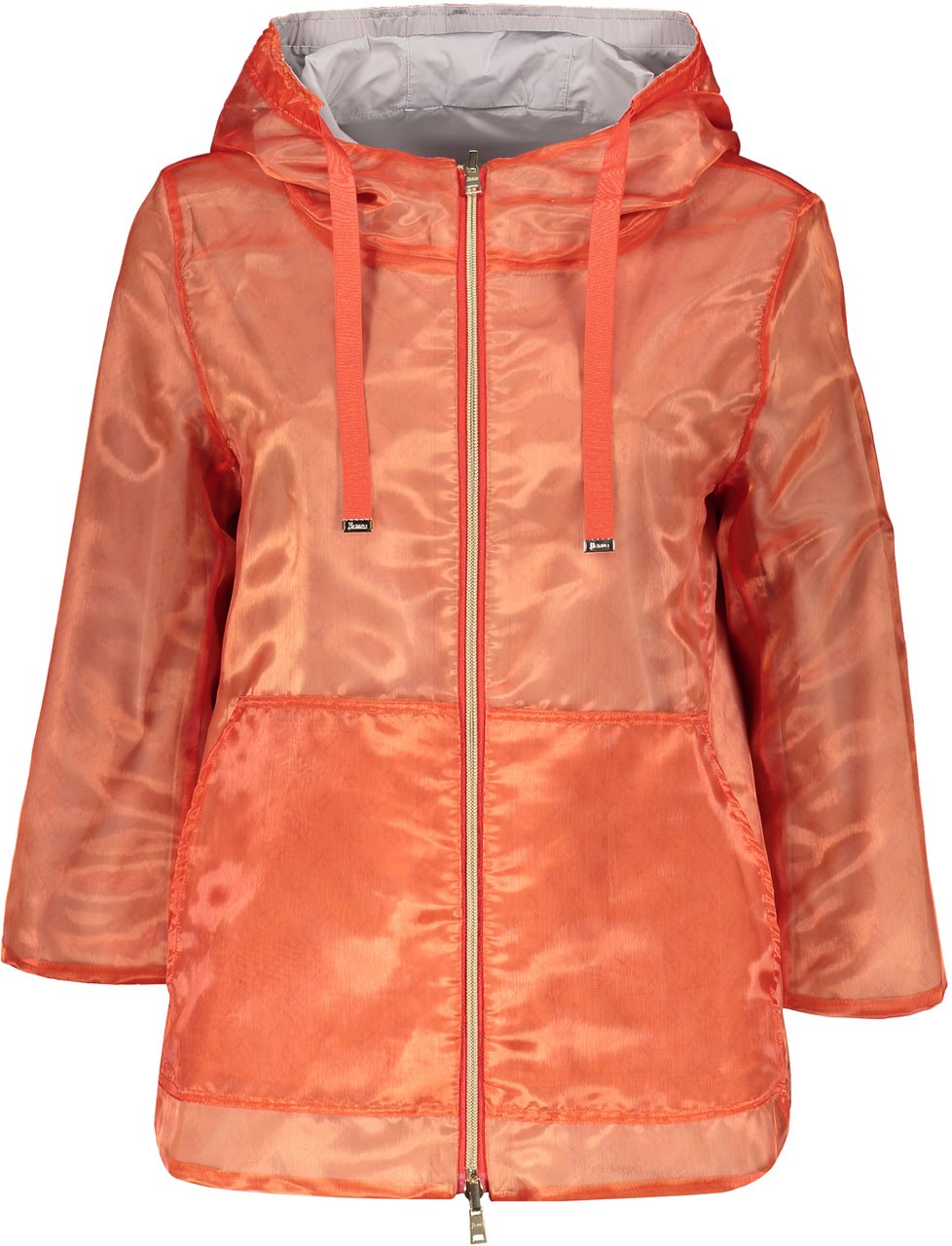 Herno Hooded reversible jacket Oranje