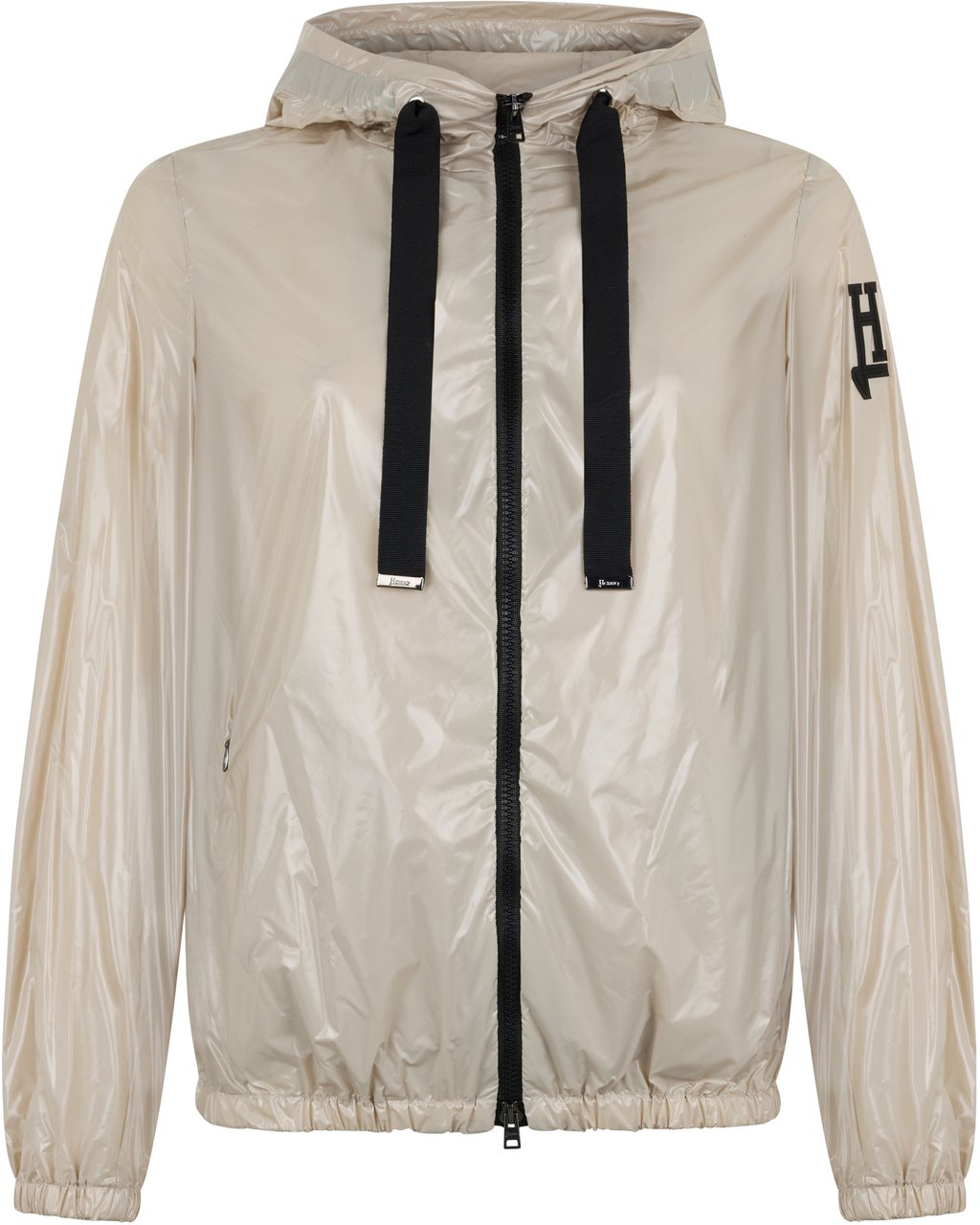 Herno Light jacket with hood Neutraal