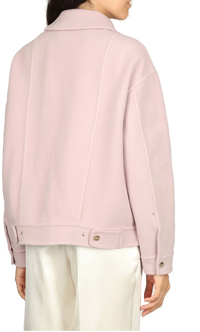 Herno HERNO Wool Biker Jacket Roze