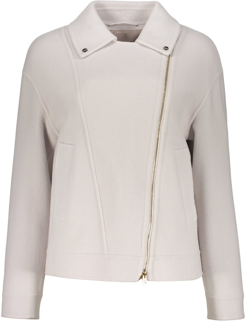 Herno Elegant jacket with zipper Neutraal