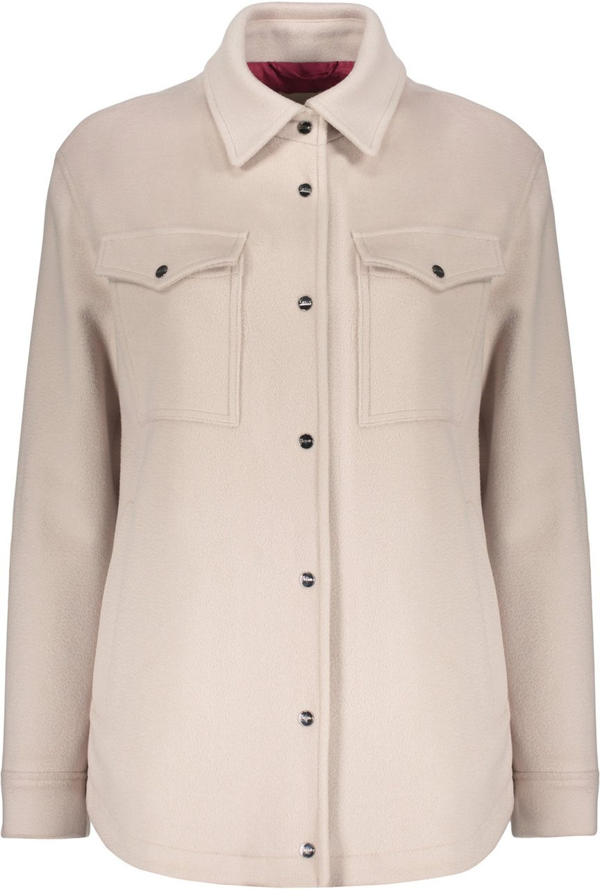 Herno Beige elegant jacket with classic collar Beige