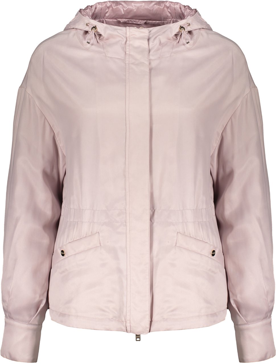 Herno Lightweight pink jacket with hood Paars
