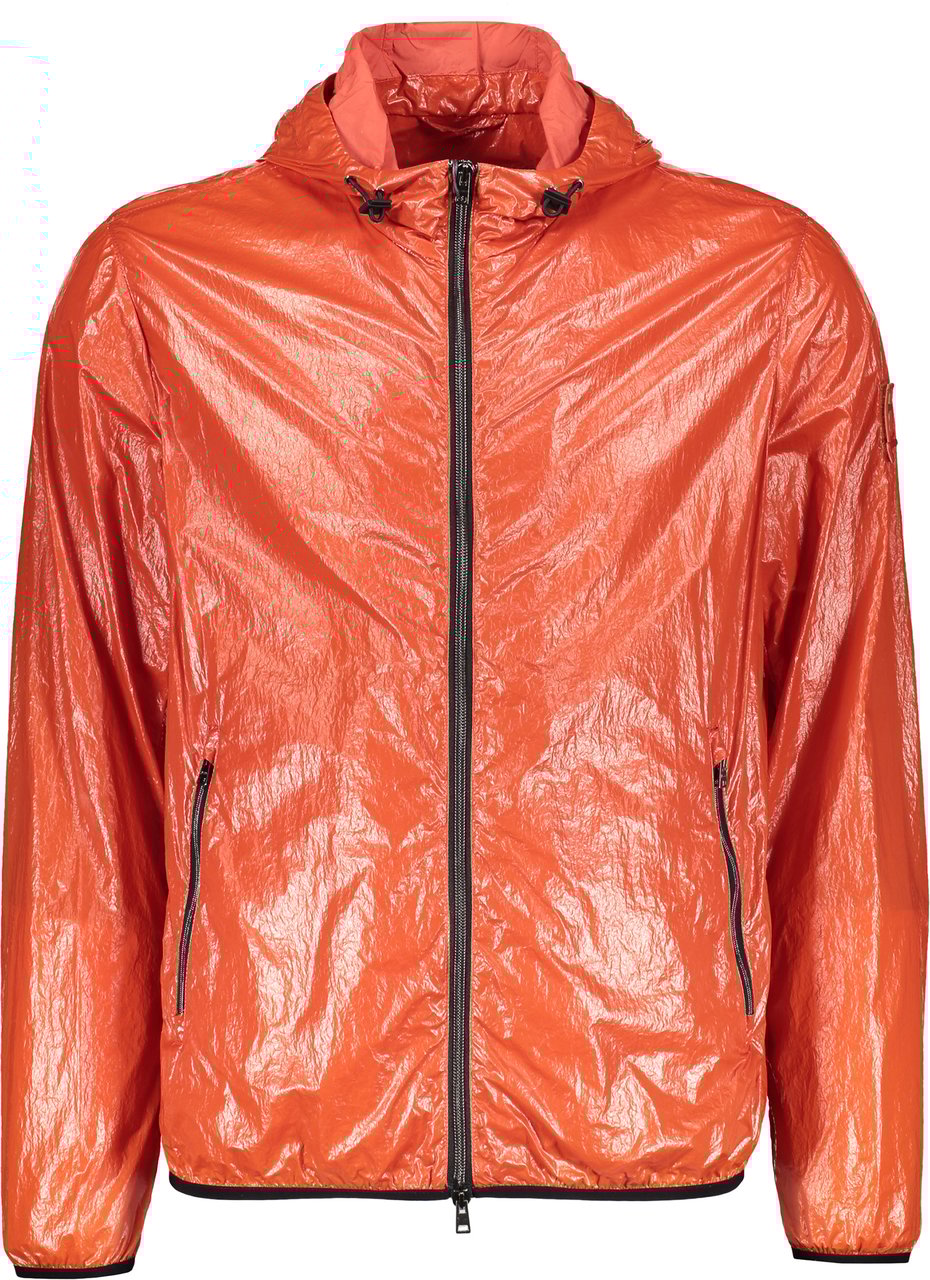 Herno Technical fabric hooded jacket Rood