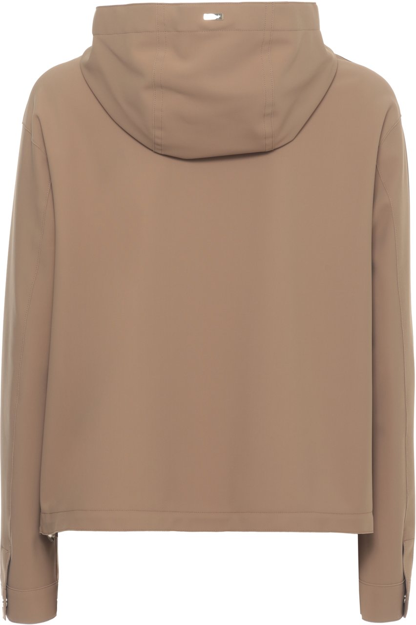 Herno Coats Marrone Beige