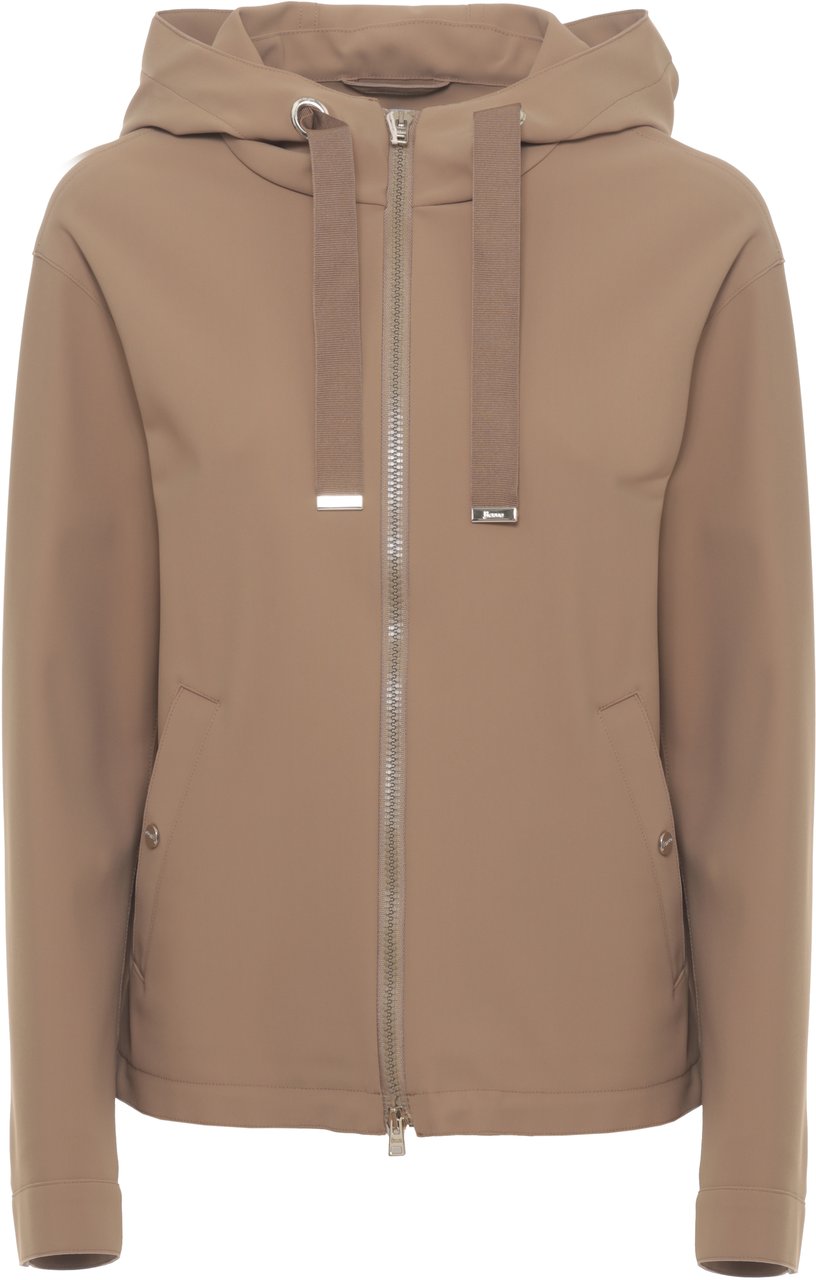 Herno Coats Marrone Beige