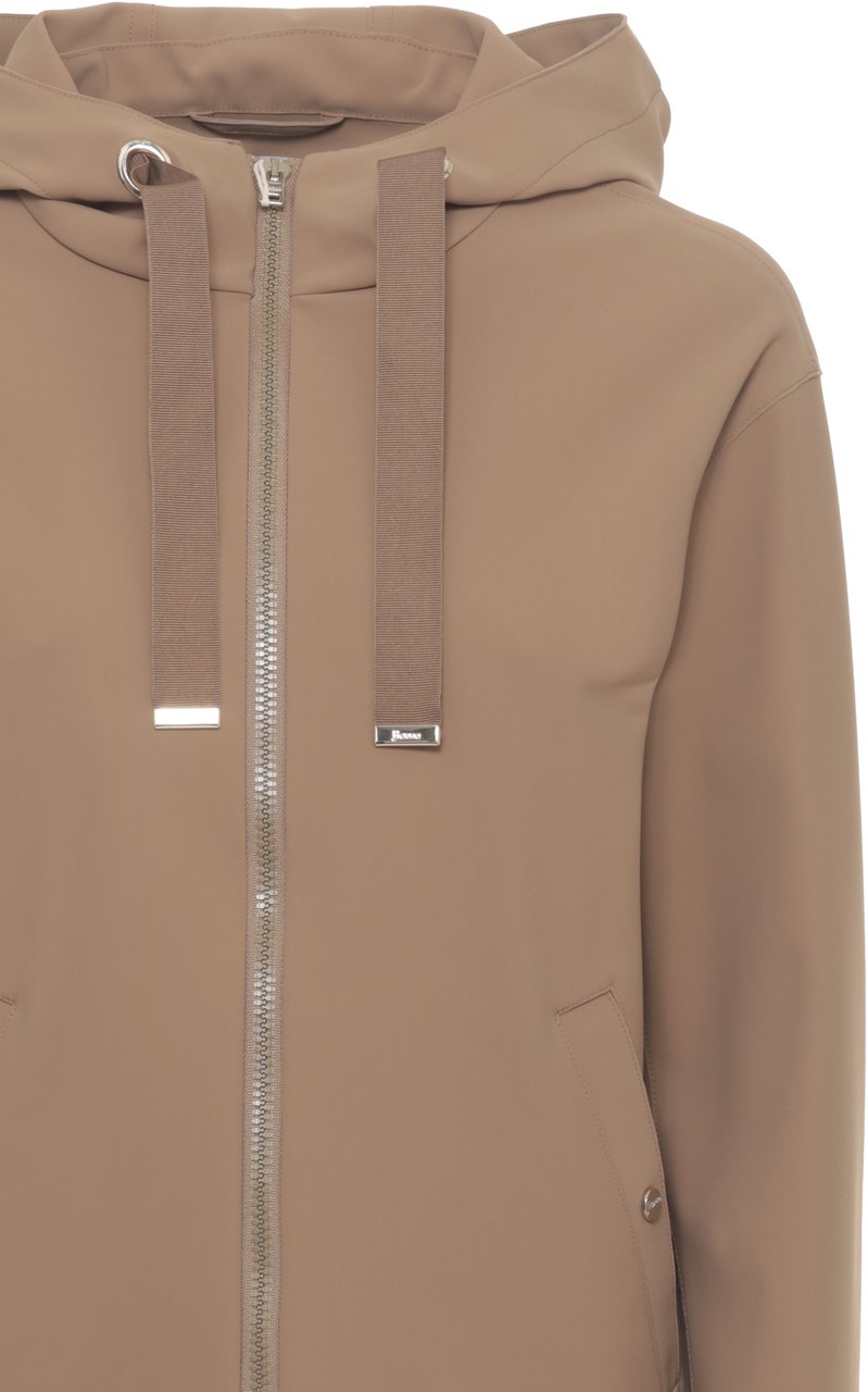 Herno Coats Marrone Beige