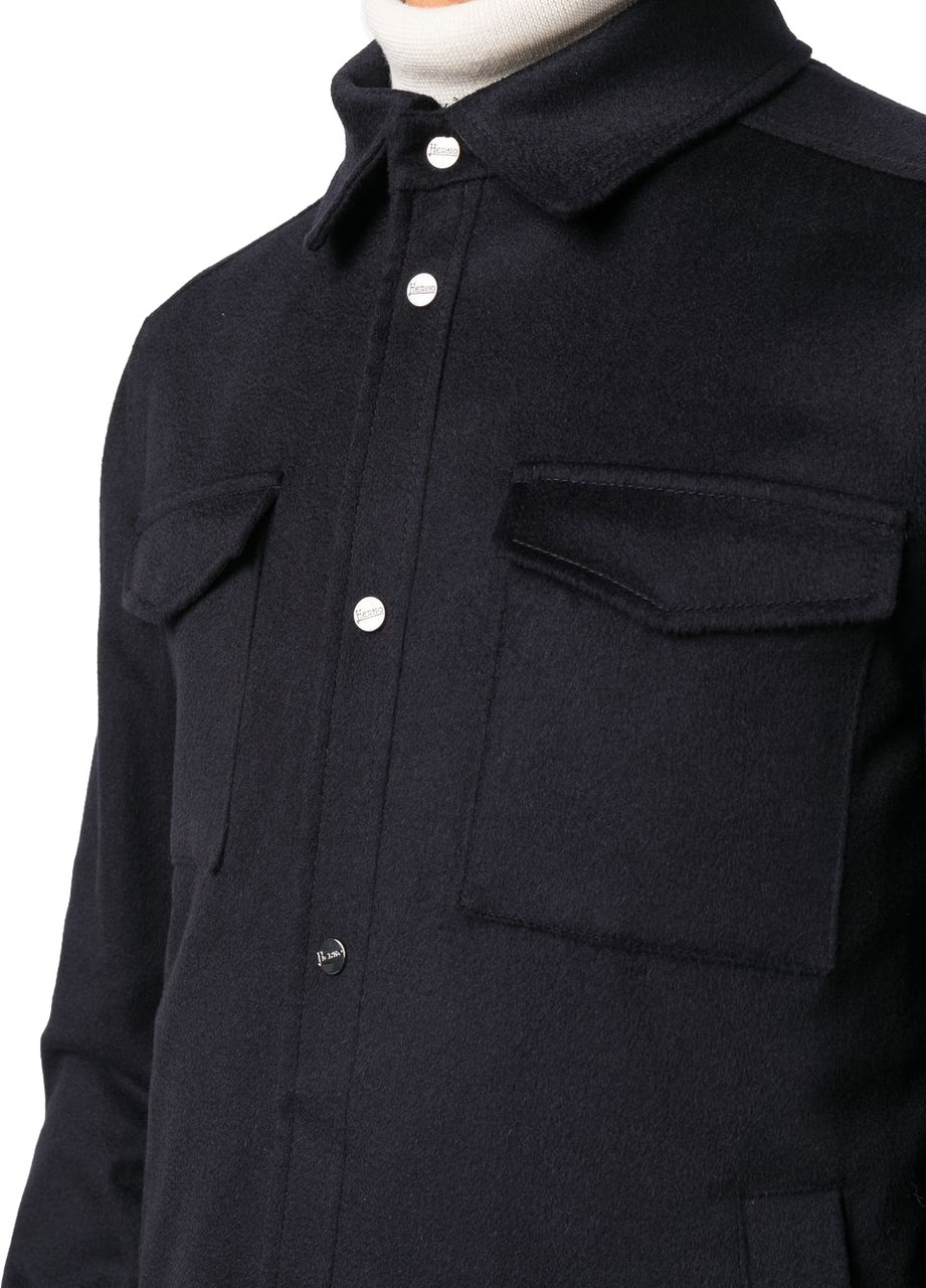 Herno Herno Coats Blue Blauw