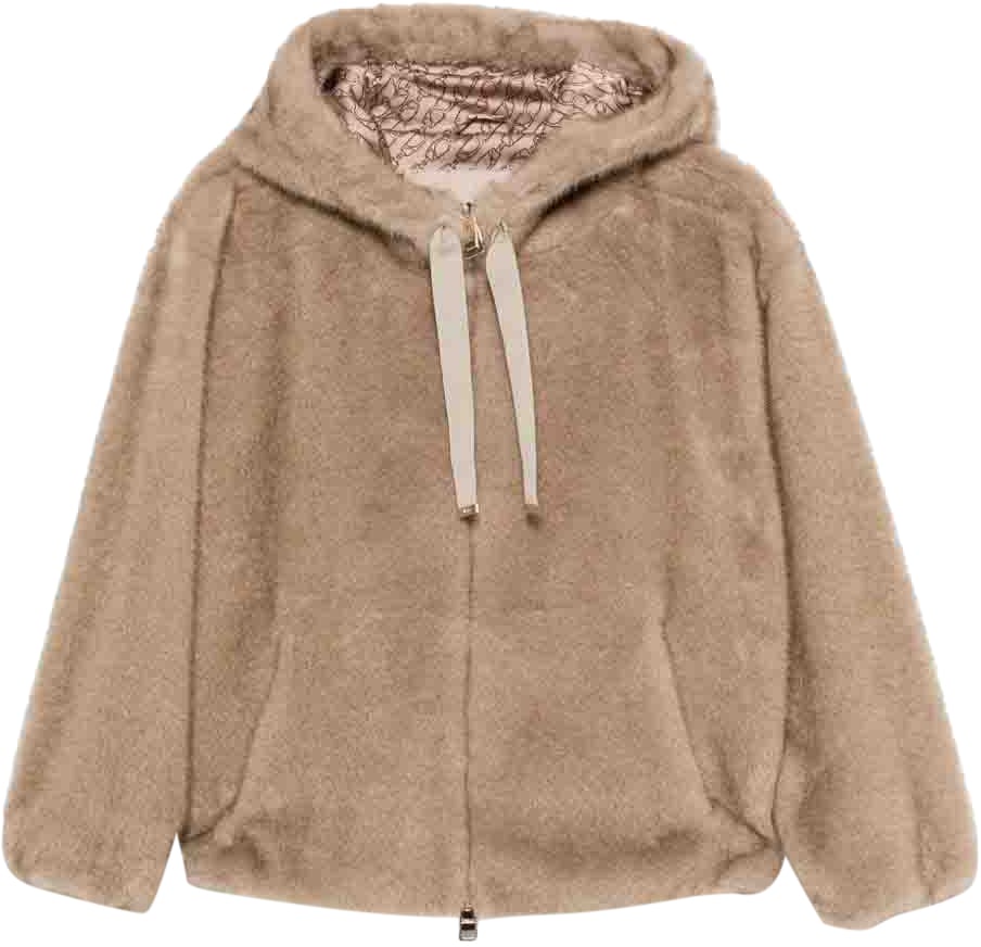 Herno Coats Beige Beige
