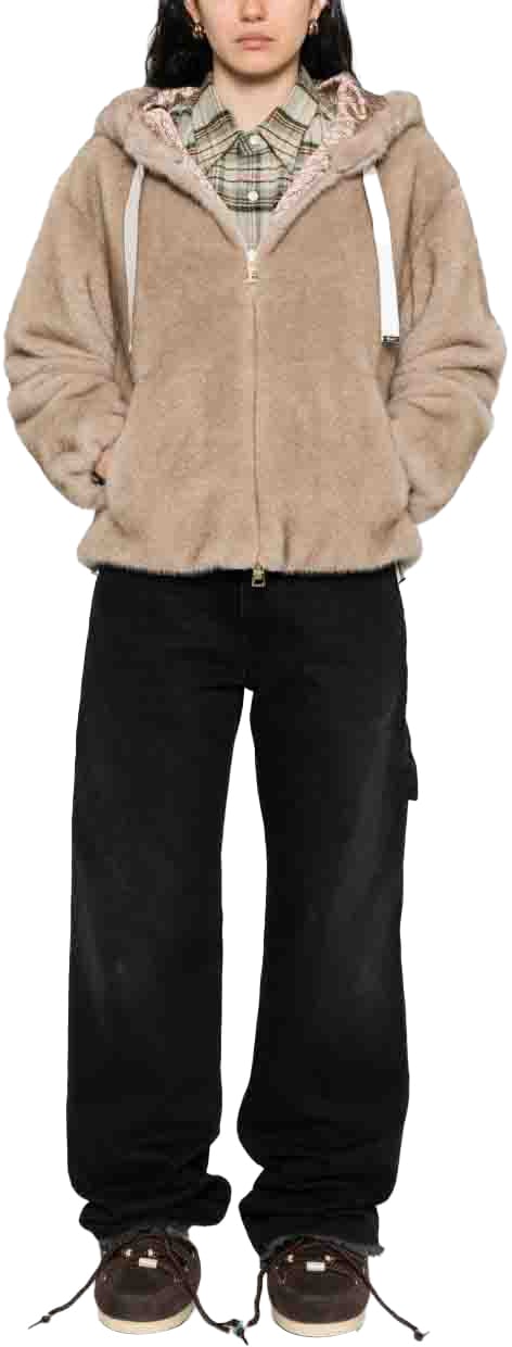 Herno Coats Beige Beige