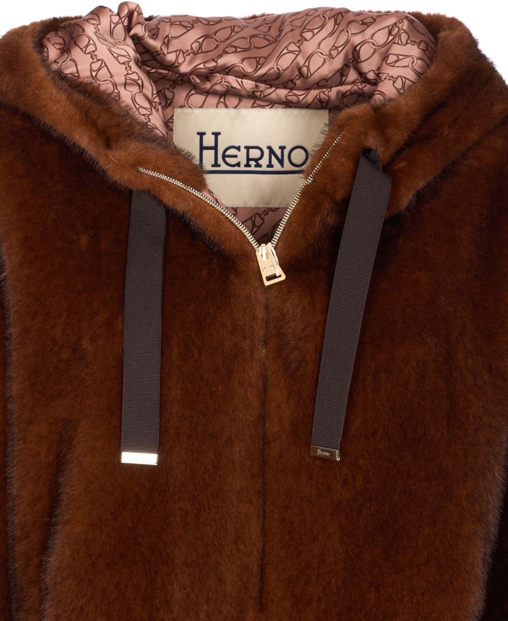 Herno Coats Brown Bruin