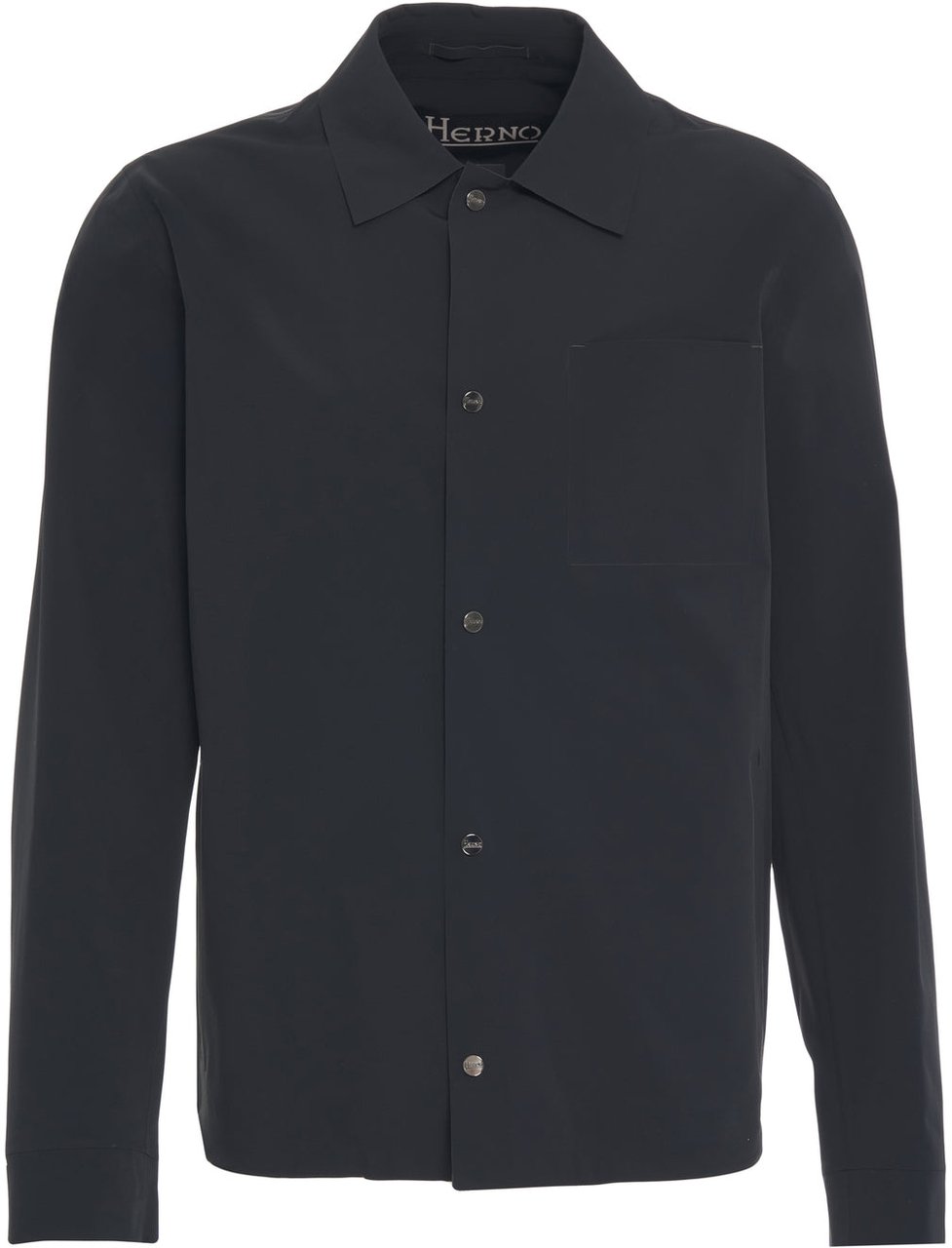 Herno Technical overshirt Zwart