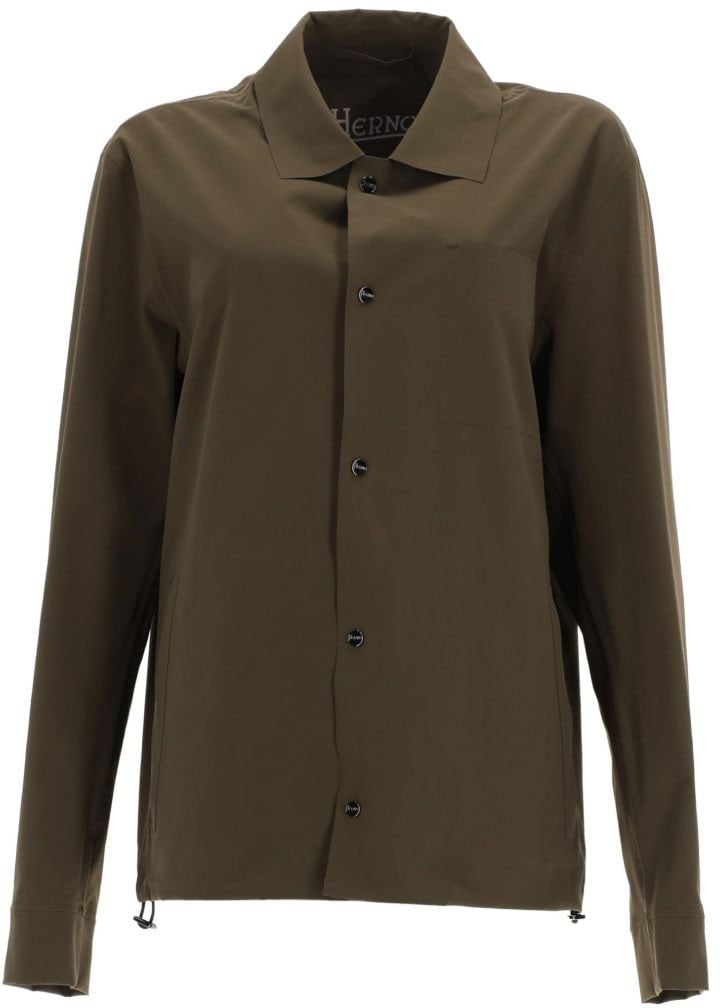 Herno Coats Verde Donkergroen