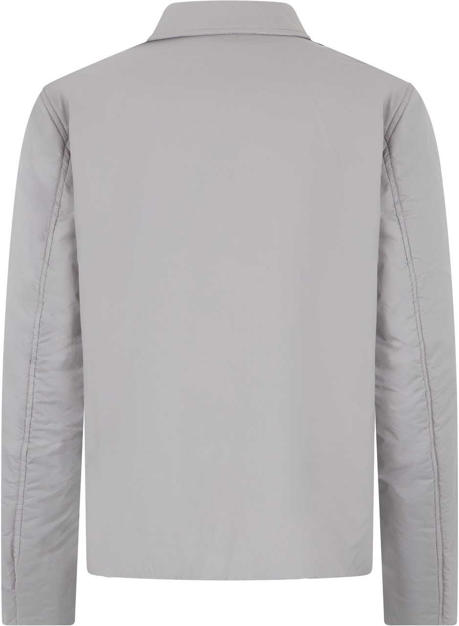 Herno Lightly padded jacket in light gray color with button closure Grijs