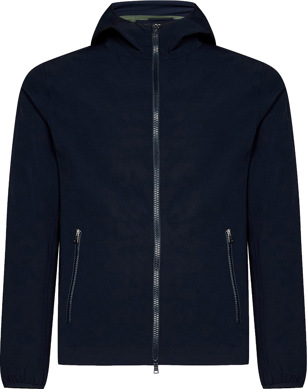 Herno Herno Hooded Jersey Jacket Blauw
