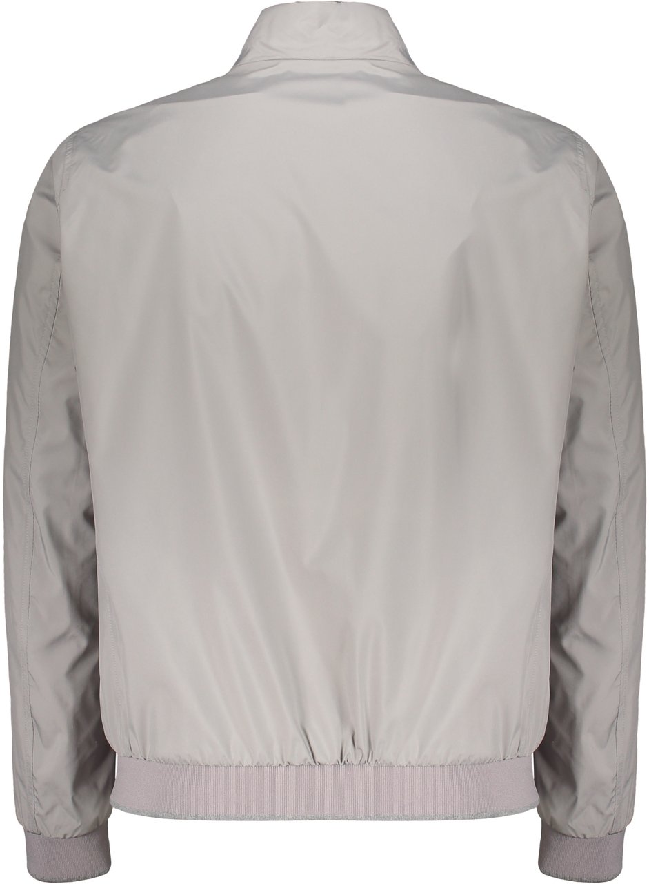 Herno Light jacket with zip stand-up collar casual Grijs
