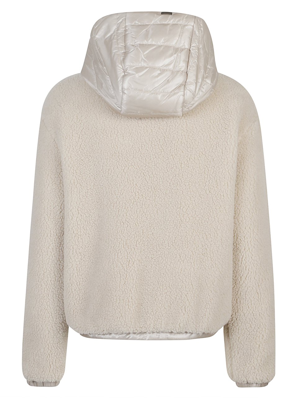 Herno Hoodie Short Jacket Nude & Neutrals Beige