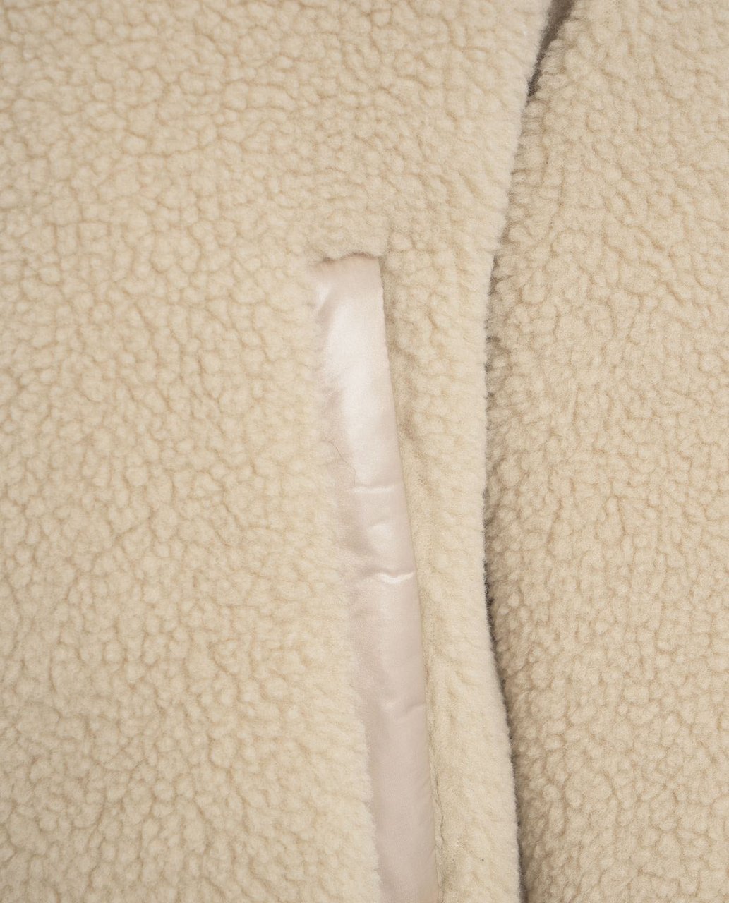 Herno Giacca in ecopelliccia con cappuccio Beige