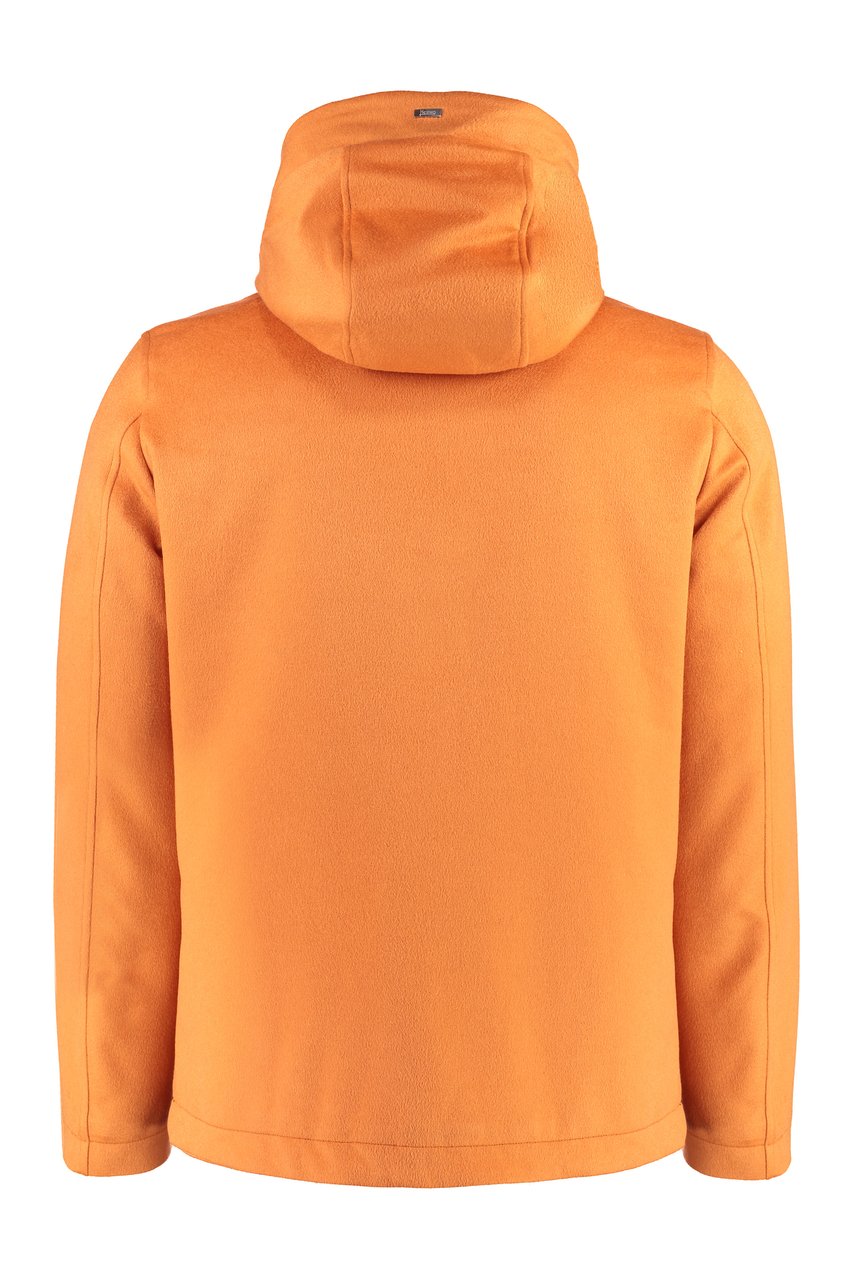 Herno Cashmere jacket Oranje