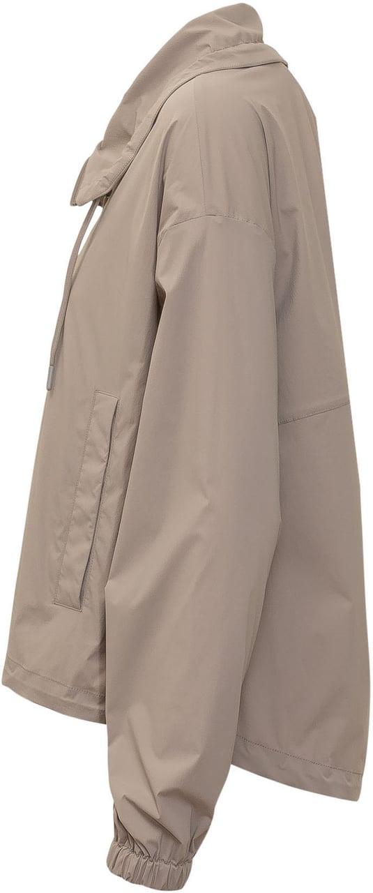 Herno Giubbotto Leggero con Cappuccio Beige