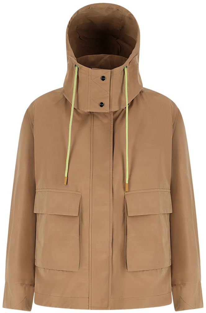Herno Coats Marrone Beige