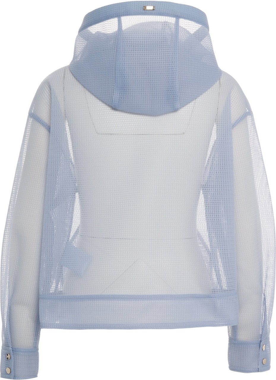 Herno Semi-transparent jacket Blauw
