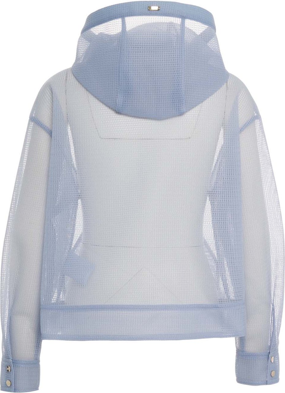 Herno Semi-transparent jacket Blauw