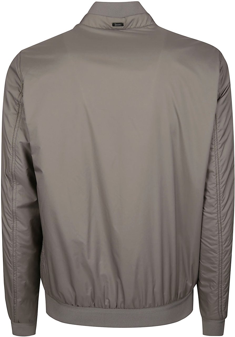 Herno Ecoage Bomber Jacket Brown Bruin