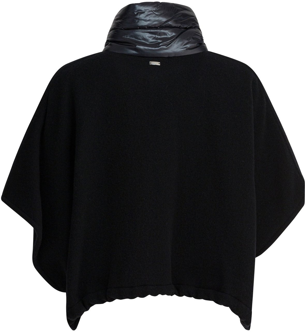 Herno "Resort" poncho in wool and cashmere Zwart