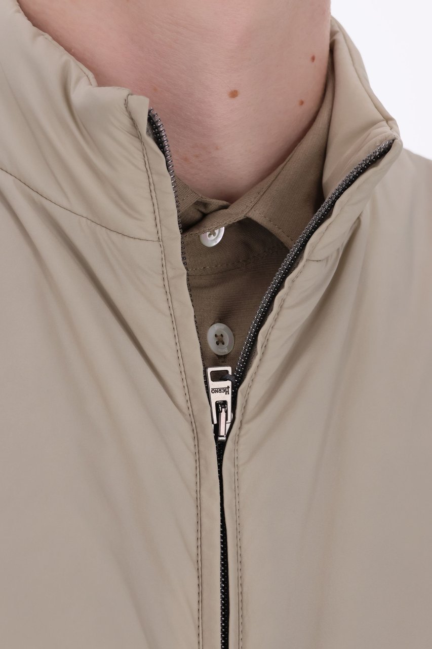 Herno Globe Lab Nylon Gilet Zwart